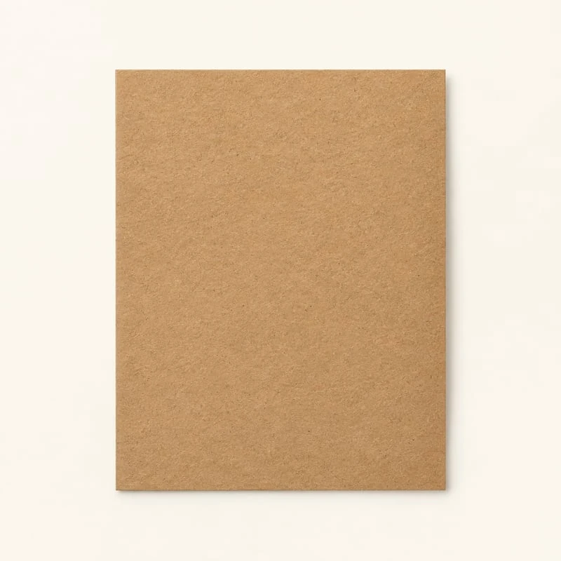Échantillons d'emballage en papier kraft brun naturel