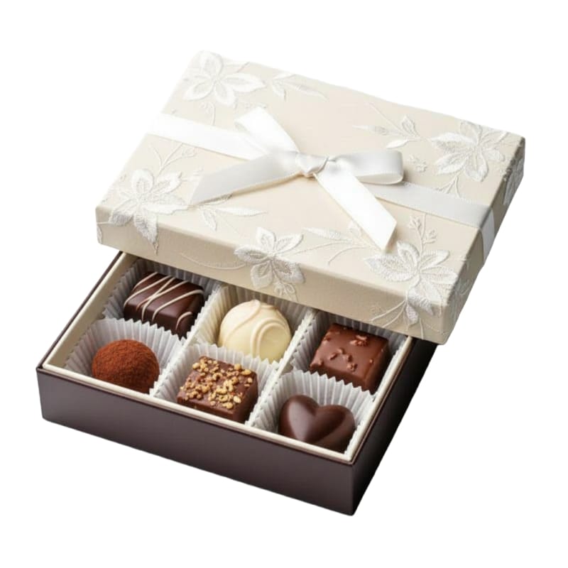 LB-14 Boîte couvercle et base pour chocolat