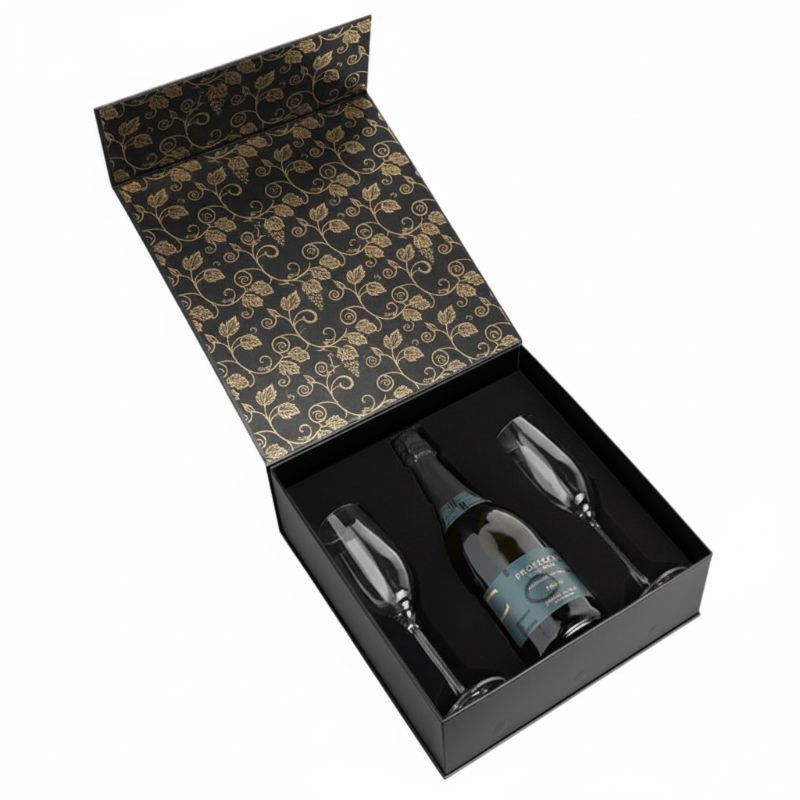 Boîte à fermeture magnétique pour champagne MC-203