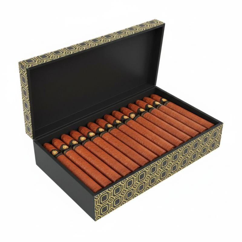 MC-205 Boîte à Fermeture Magnétique Cigares