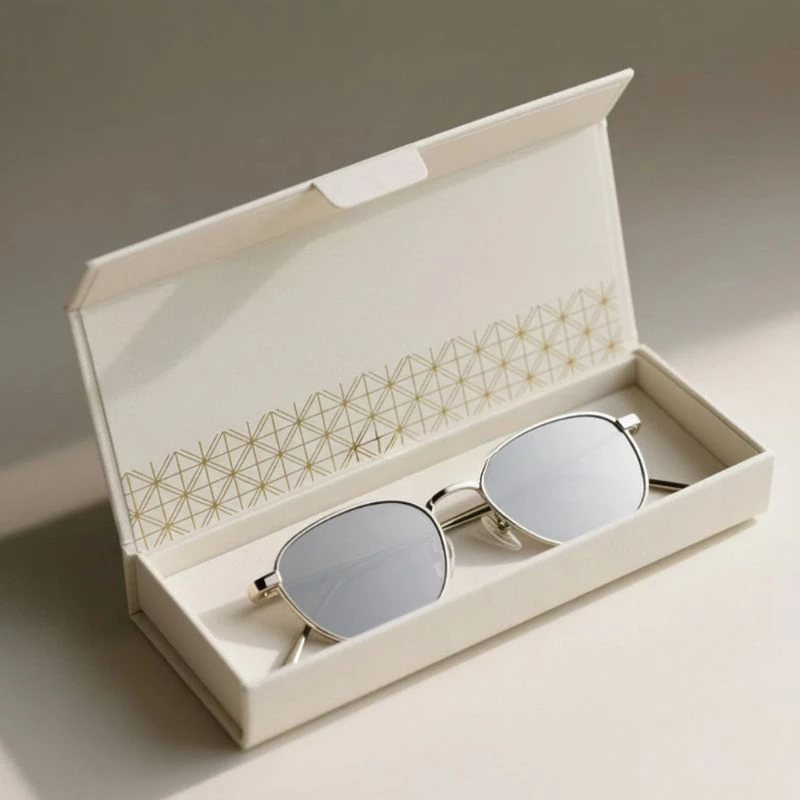 Boîte à fermeture magnétique pour lunettes de soleil MC-206