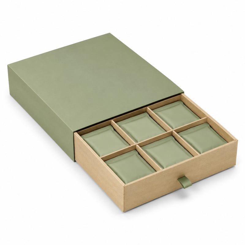 Boîte tiroir pour sachets de thé