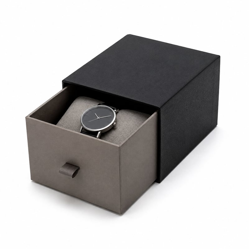 Boîte tiroir pour montre individuelle