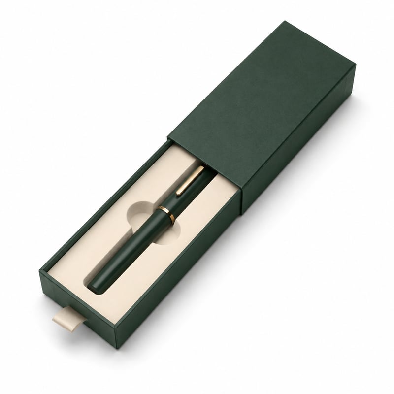 Boîte à tiroir pour stylo-plume
