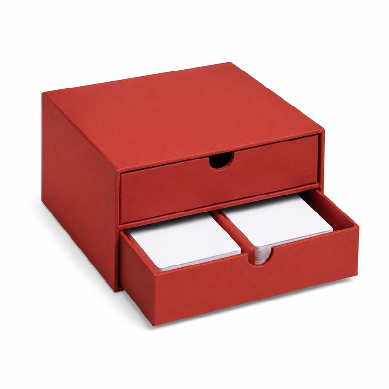 Boîte à tiroir pour cartes à jouer