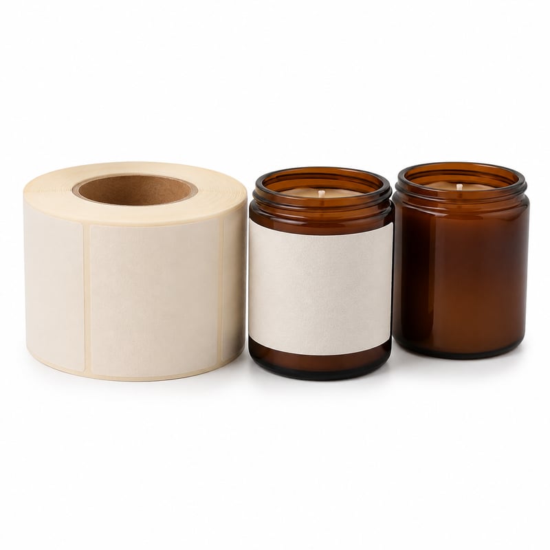 Étiquettes pour pots de bougies