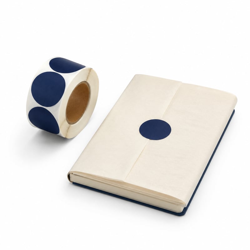 Étiquettes de fermeture pour carnets