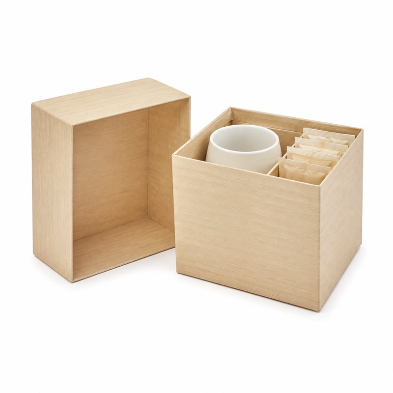 Boîte cadeau pour tasse à thé
