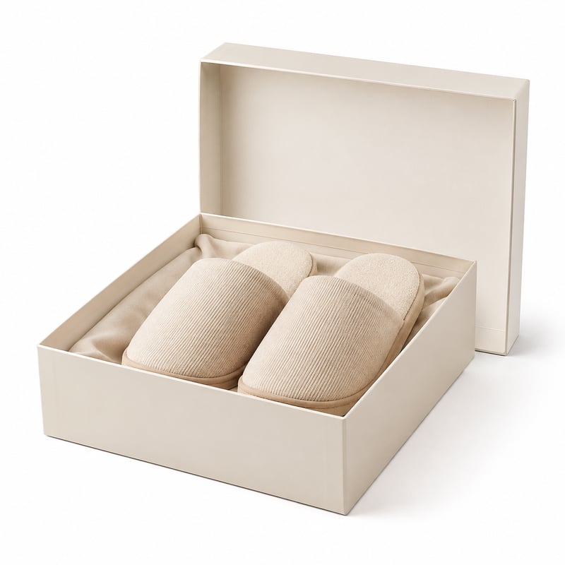 Boîte cadeau pour chaussons
