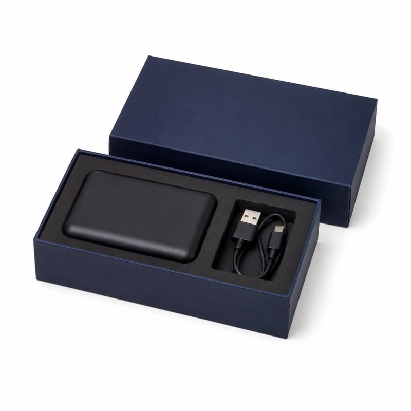 Boîte pour chargeur portable