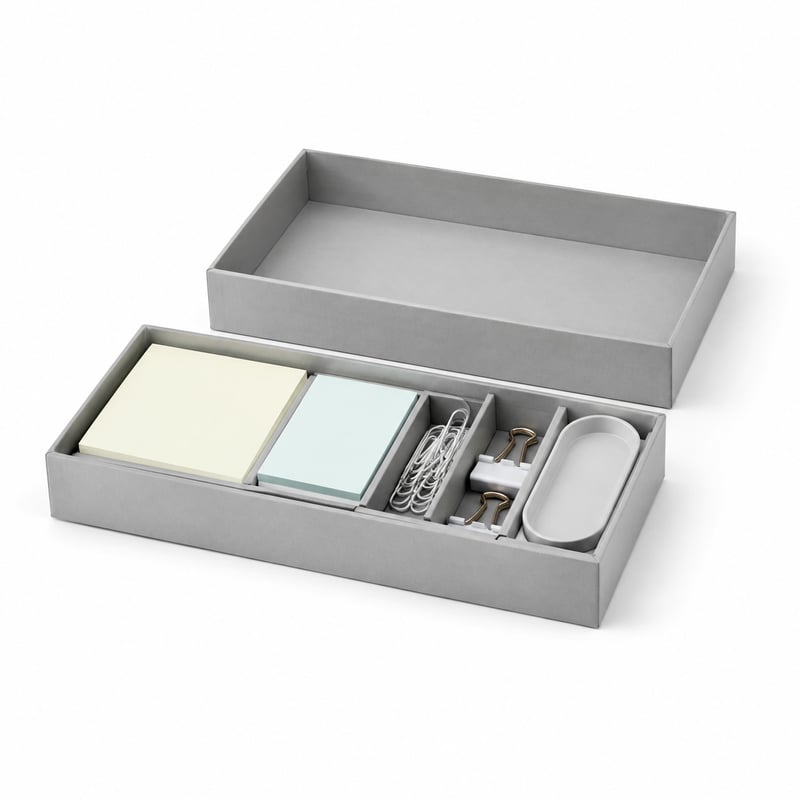 Boîte pour accessoires de bureau