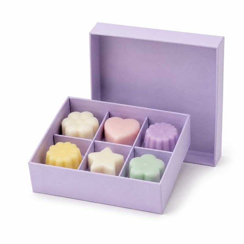 Boîte pour assortiment de fondants parfumés