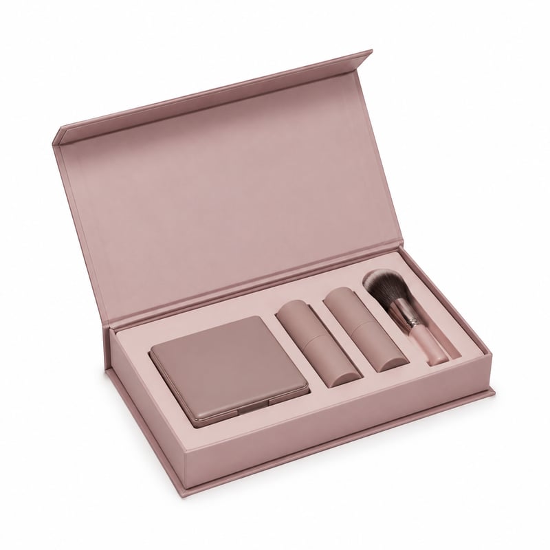 Boîte magnétique essentiels de maquillage