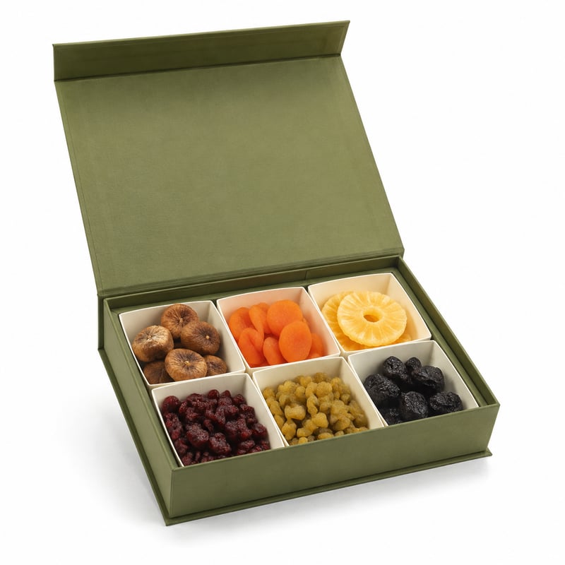Boîte magnétique fruits secs
