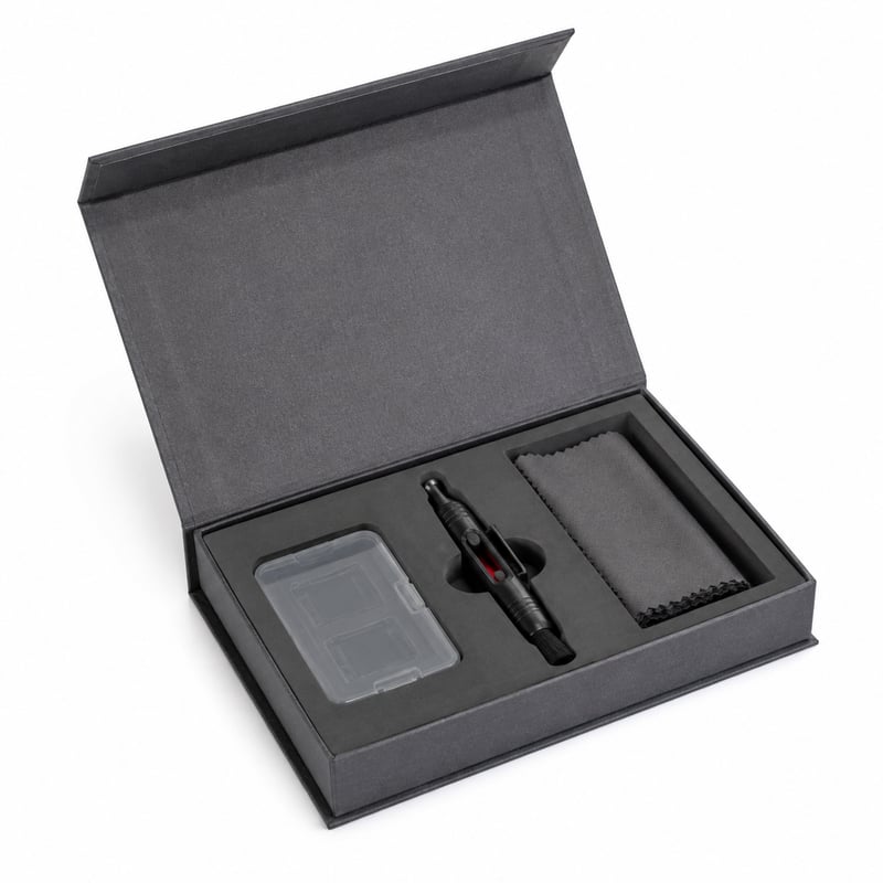 Boîte pour accessoires de photographie