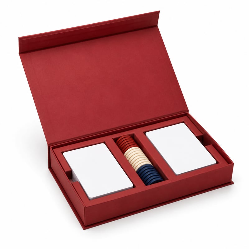 Boîte magnétique pour jeu de cartes