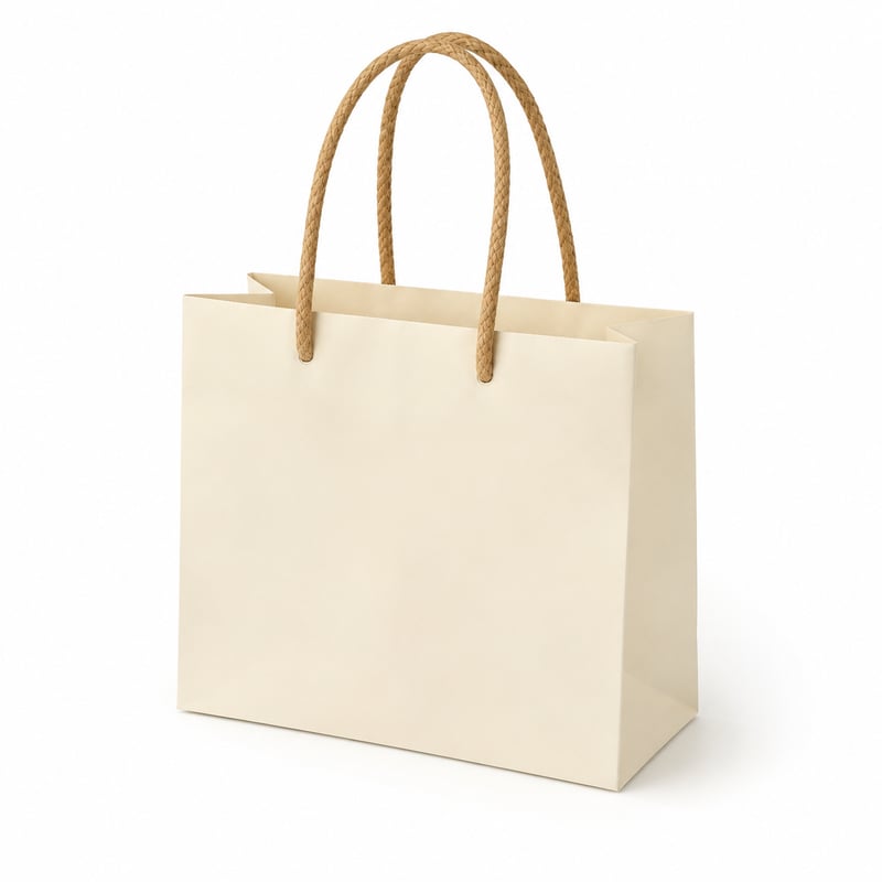 Sac en papier pour boutique de bougies