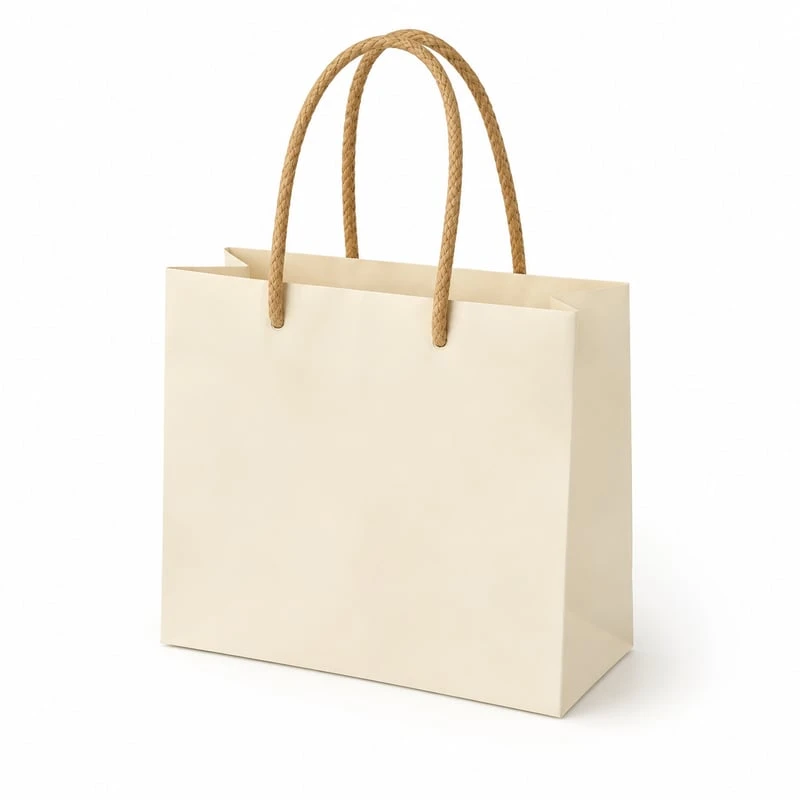 Sac en papier pour boutique de bougies
