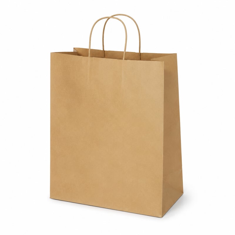 Sac en papier pour marché artisanal