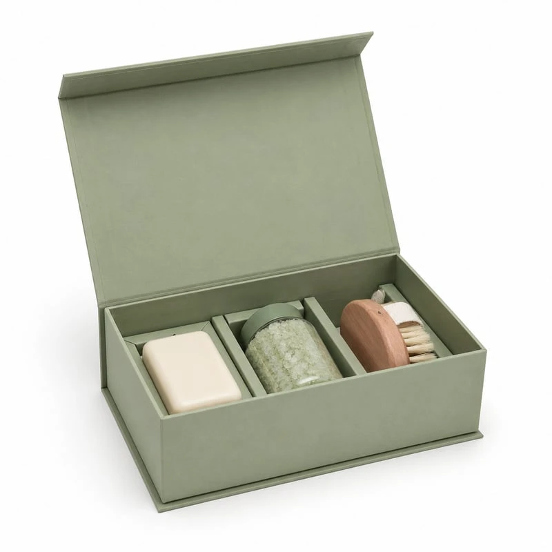 Boîte rigide pour rituel de bain