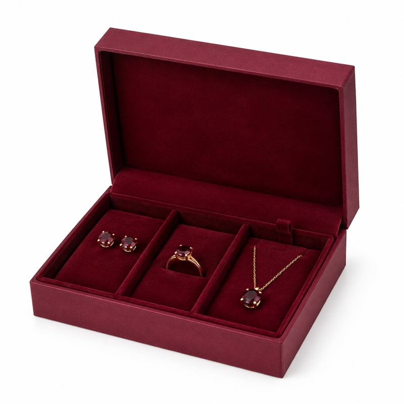 Boîte rigide pour collection de bijoux