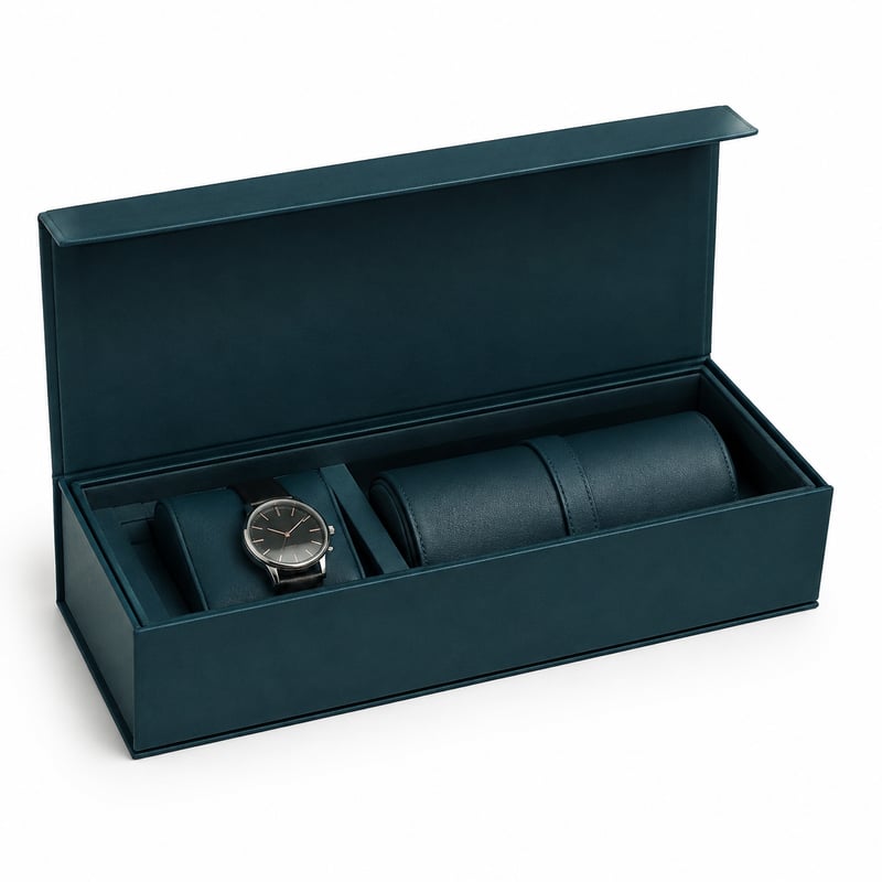 Boîte rigide pour set de voyage pour montre
