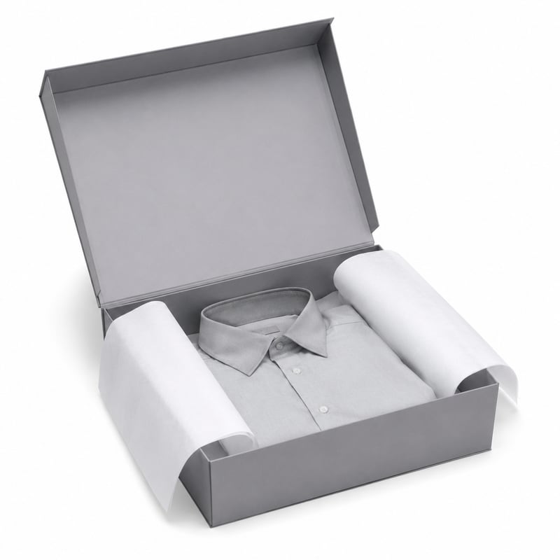Boîte rigide pour chemise pliée