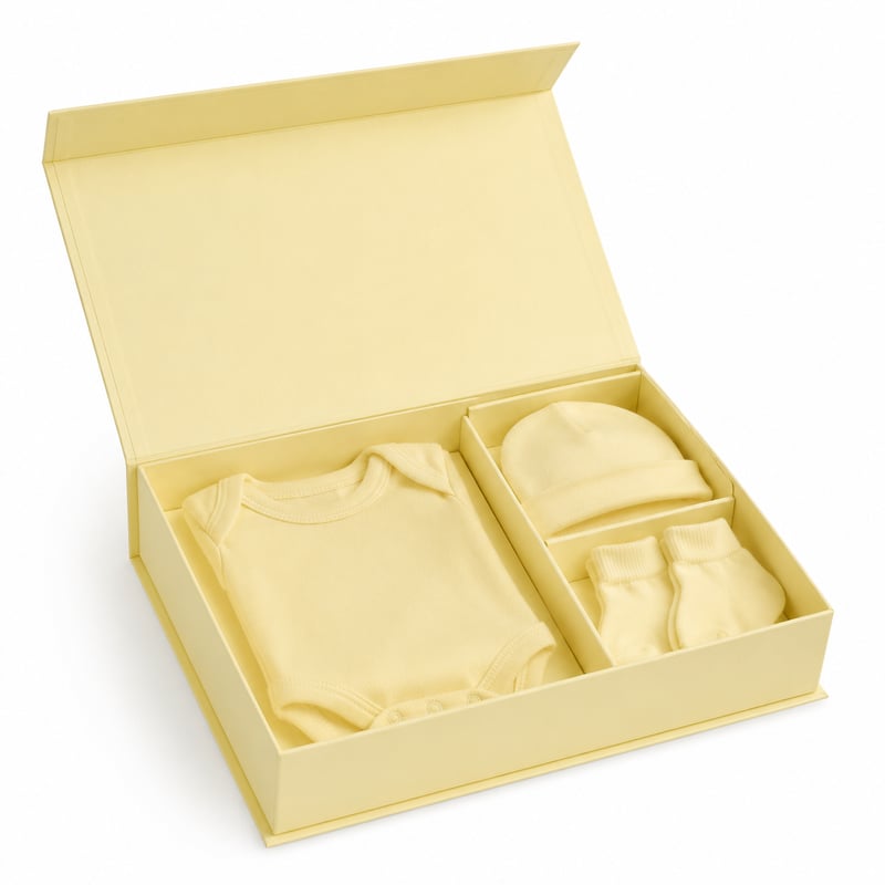 Boîte rigide pour vêtements de bébé