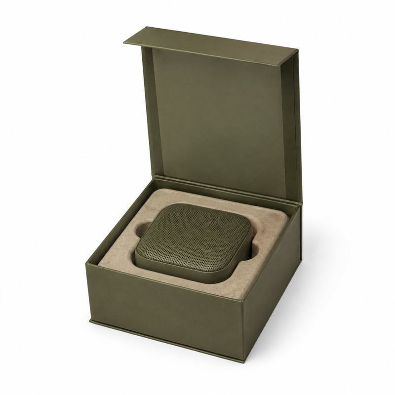 Boîte rigide pour enceinte portable